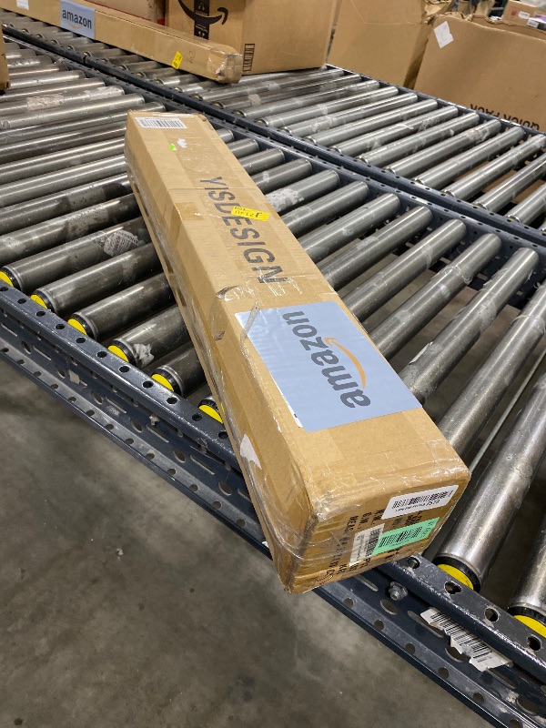 Photo 1 of Black Wood Linear Pendant Light – Dimmable LED Chandelier with Remote, Modern Minimalist Lighting for Kitchen Islands, Dining Rooms & Pool Tables (Energy-Efficient 19W)