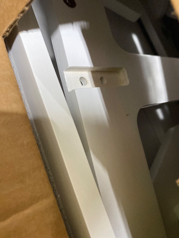 Photo 1 of Woodure 4 in-1 Toddler Kitchen Step Stool, Foldable Learning Standing Tower with Blackboard, Wooden Kitchen Stool Helper for Kids, 1-3 Year Old Boy Girl Gifts - White