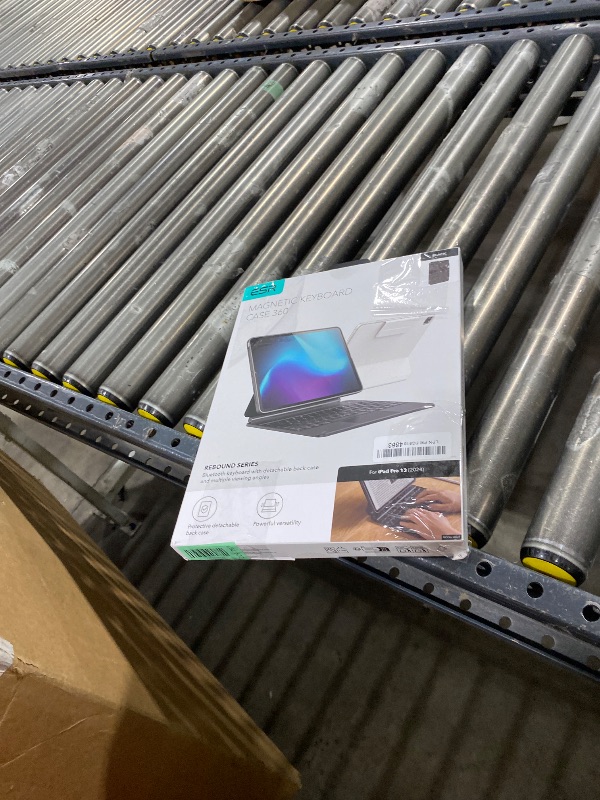 Photo 1 of ESR iPad Pro 13 Inch Case with Keyboard (M5/M4, 2025/2024), iPad Pro 13 Keyboard Case with Easy-Set Magnetic Stand, Portrait/Raised Modes for iPad Pro 13, Removable, Rebound 360 Series, Black