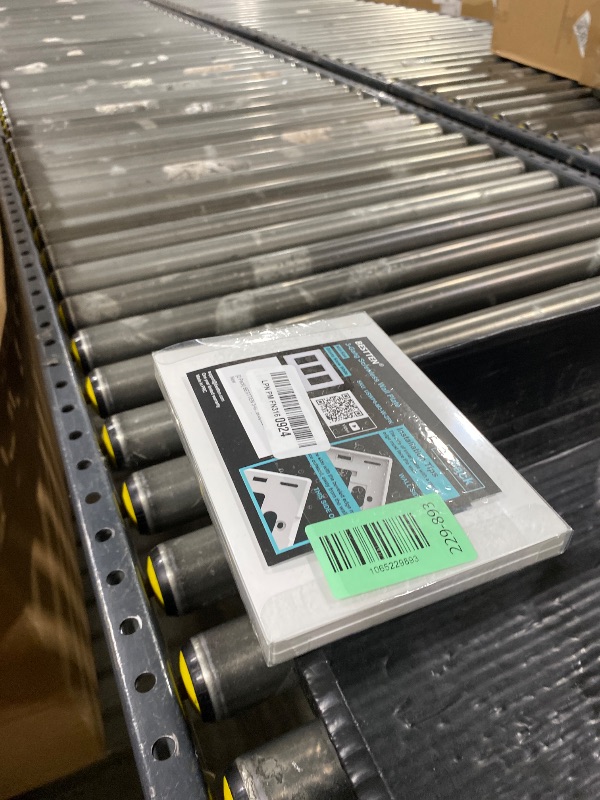 Photo 1 of [2 Pack] BESTTEN 3 Gang Screwless Decorative Wall Plate, Mid-Size H4.88" x W6.74", USWP6 Gloss Snow White, Faceplate Cover for Decorator Receptacle Outlet & Switch