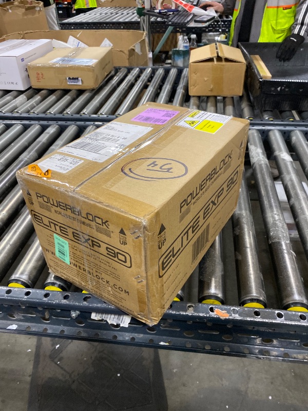 Photo 1 of PowerBlock Elite EXP Adjustable Dumbbells, Sold in Pairs, Stage 1, 5-50 lb. Dumbbells, Durable Steel Build, Innovative Workout Equipment, All-in-One Dumbbells, Expandable with Expansion Kits