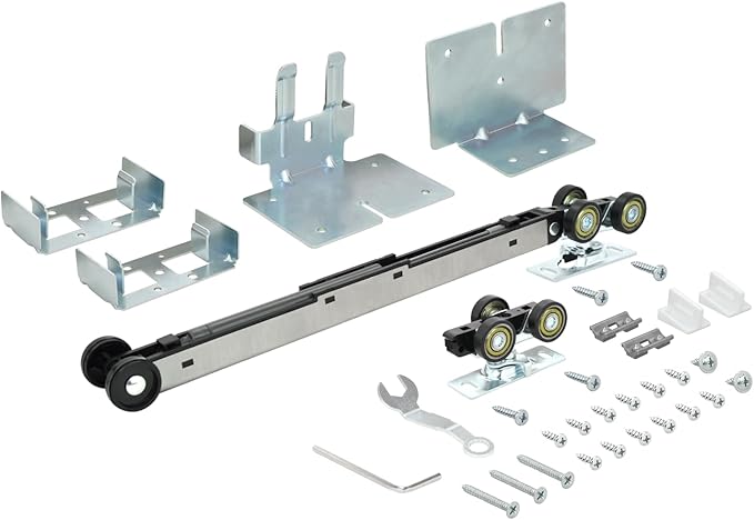 Photo 1 of Nuk3y Pocket Door Frame Kit with Two-Way Soft Close for 2x4 Stud Wall (89LB to 220LB Door Weight Soft Close, Door Height: 84")