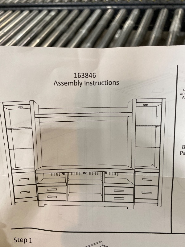 Photo 1 of Bellaby 4-Piece Entertainment Center with 63'' TV Stand
