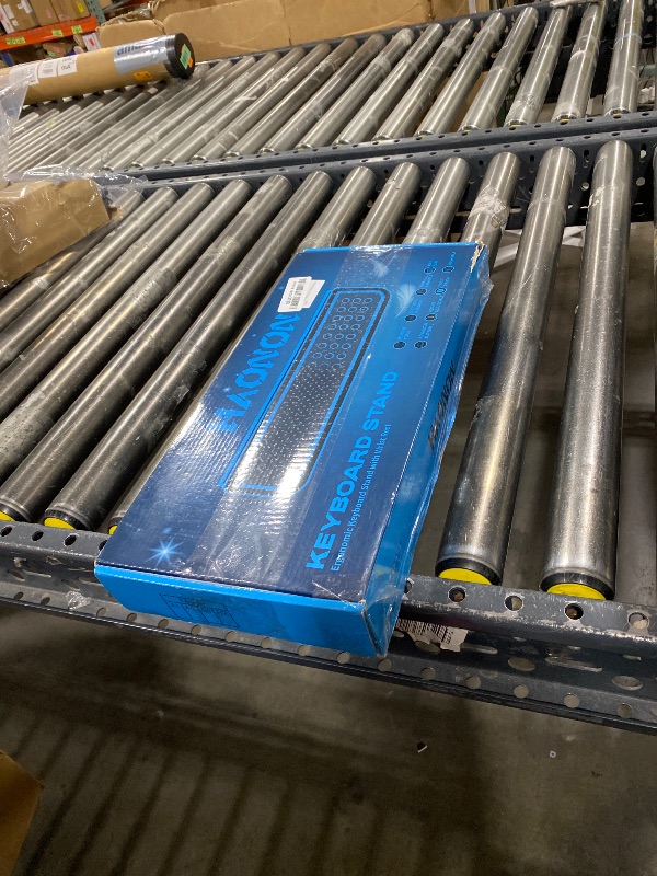 Photo 1 of Computer Tilt Keyboard Stand - Acrylic Ergonomic Keyboard Holder for Easy Typing Working, Keyboard Riser with Comfortable Wrist Rest for Keyboard, Office, Home - Fits All Keyboard Sizes