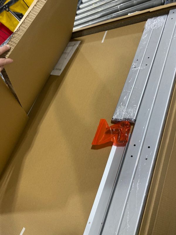 Photo 1 of XBoard Extra Large Magnetic Whiteboard 96 x 48 Inch, Giant Foldable Dry Erase White Board with Aluminium Frame & Marker Tray 8' x 4' | Wall Mounted Tri Folding Message Presentation Boardx0033zpcsp
