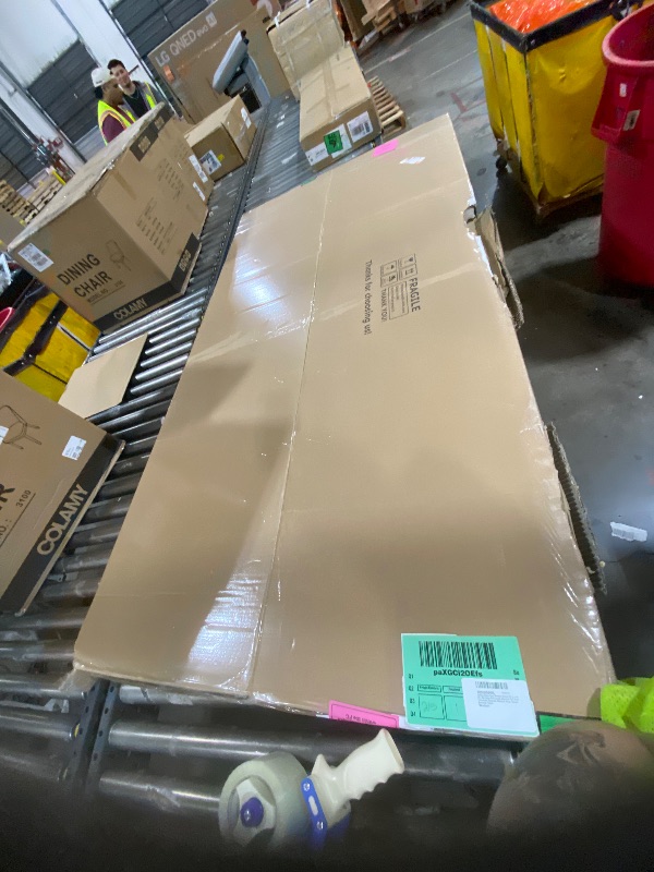 Photo 1 of Hasipu Home Gym Workout Mirror 72" L x 36" W-1pc Large Full Length Mounted Full Body Frameless Mirror for Workout, Yoga, Garage, Bedroom, Dance