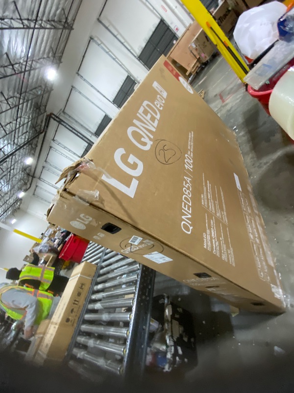 Photo 1 of LG 100-Inch Class QNED evo AI QNED85A Series Mini LED 4K Smart TV w/AI Picture, AI Sound, HDR10, AI Super Upscaling 4K, Filmmaker Mode, Wow Orchestra, Alexa Built-in (100QNED85AU, 2025)