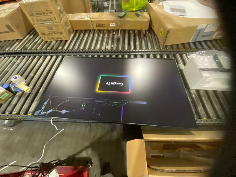 Photo 1 of Hisense 55-Inch Class QLED 4K S7N CanvasTV Series Dolby Vision HDR Google Smart TV (55S7N) - 144Hz, Art Mode, Anti-Glare Panel, Hi-Matte Display, Frame & UltraSlim Wall Mount Included