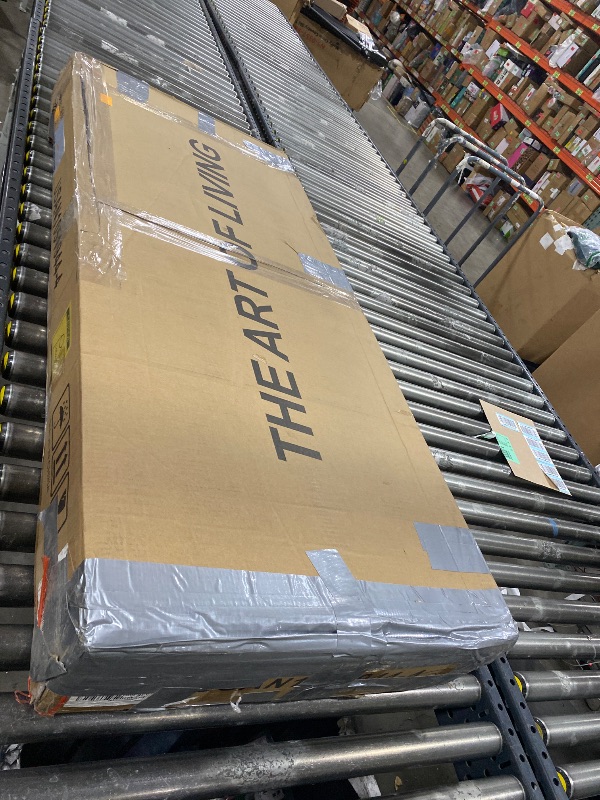 Photo 1 of WEEWAY Full Size Platform Bed Frame with 4 Storage Drawers, Diamond-Stitch Button Tufted Headboard, Sturdy Wooden Slat Mattress Foundation, No Box Spring Needed, Easy Assembly, Dark Grey