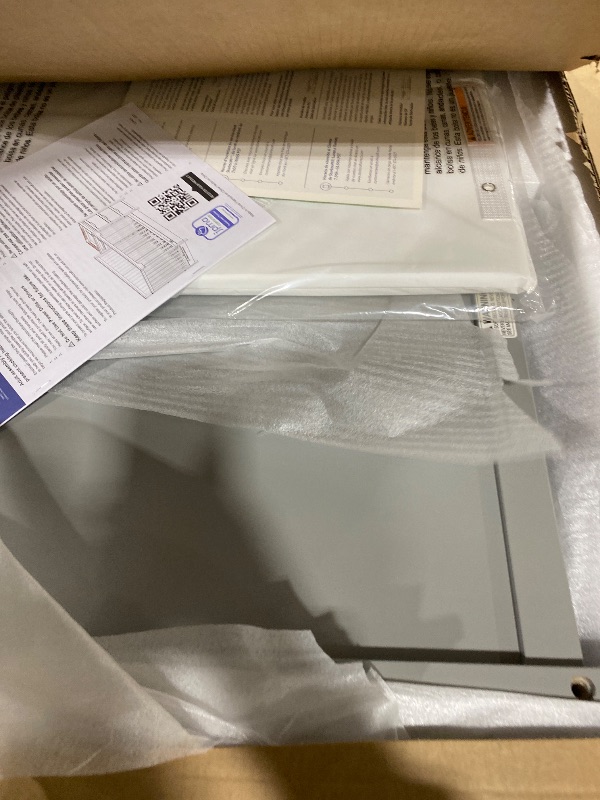 Photo 1 of Graco Hadley 5-in-1 Convertible Crib & Changer (Pebble Gray) – GREENGUARD Gold Certified, Fits Standard Crib Mattress, Converts to Toddler Bed and Full Bed, 4 Adjustable Mattress Heights