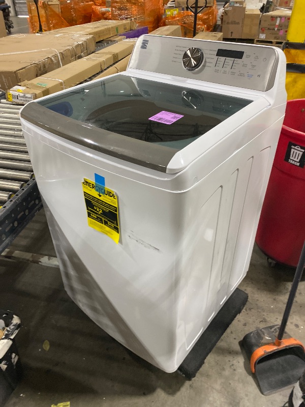 Photo 1 of Kenmore 4.5 cu. ft. Top Load Washer with Triple Action Impeller for Tough Dirt & Stains - Reduce Laundry Time with Accela Wash & Express Wash - LED - White