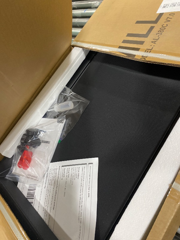 Photo 1 of Treadmill with Handles, 2025 Upgraded Small Treadmills Home, Portable Electric Treadmills for Home 300 lbs Capacity,Walking Pad Treadmill,Lightweight Folding Foldable Walking Pad with LED Display