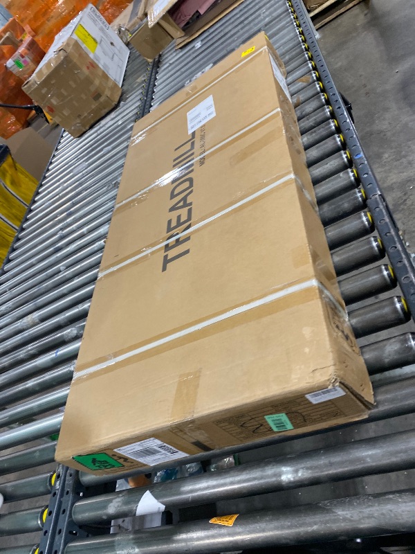 Photo 1 of Treadmill with Handles, 2025 Upgraded Small Treadmills Home, Portable Electric Treadmills for Home 300 lbs Capacity,Walking Pad Treadmill,Lightweight Folding Foldable Walking Pad with LED Display