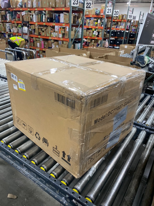 Photo 1 of KISLOT Dining Chairs with Casters No Assembly Upholstered Wingback Single Sofa Armless Deskchair for Bedroom Waiting Room Kitchen Diningroom