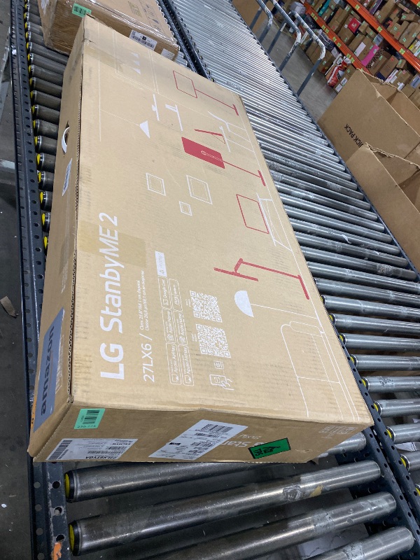 Photo 1 of LG 27-Inch StanbyME 2 with Folio Cover, Portable Touch Screen, Dolby Vision, HDR10, Filmmaker Mode, Built-in Battery, Full Swivel Rotation (27LX6TYGA, 2025)