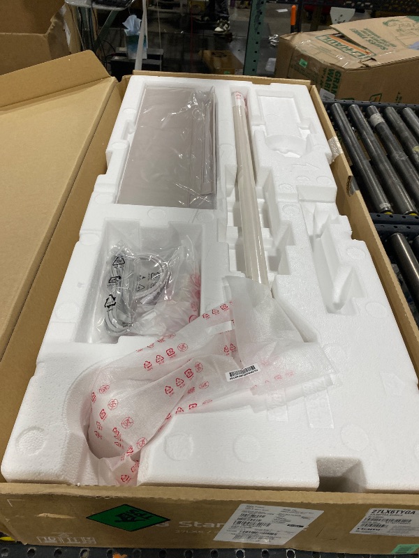 Photo 1 of LG 27-Inch StanbyME 2 with Folio Cover, Portable Touch Screen, Dolby Vision, HDR10, Filmmaker Mode, Built-in Battery, Full Swivel Rotation (27LX6TYGA, 2025)