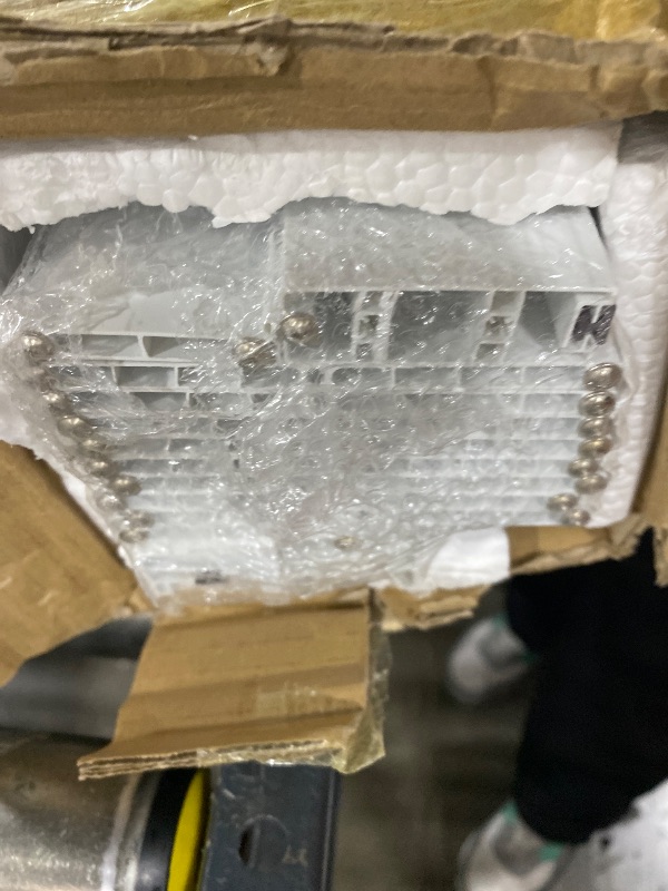 Photo 1 of CCBOYSHARDWARE 42X80in PVC Accordion Door Interior,Sliding Folding Doors with Lock,Divider Door with Simple Installation and Hardware,White