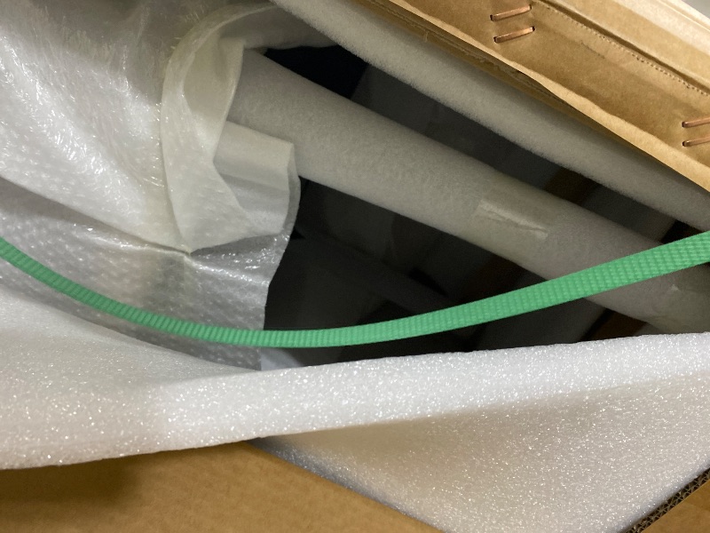 Photo 1 of POVISON Modern Dining Chairs Set of 2, Armless Cotton Linen Dining Chair with Sackcloth Cushions and Dark Walnut-Coloured Ash Wood, Pre-Assembled Design