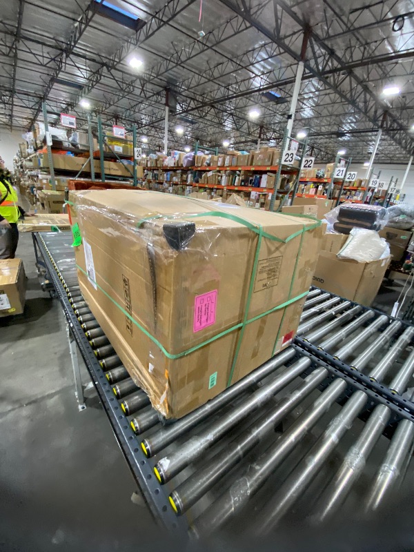 Photo 1 of POVISON Modern Dining Chairs Set of 2, Armless Cotton Linen Dining Chair with Sackcloth Cushions and Dark Walnut-Coloured Ash Wood, Pre-Assembled Design