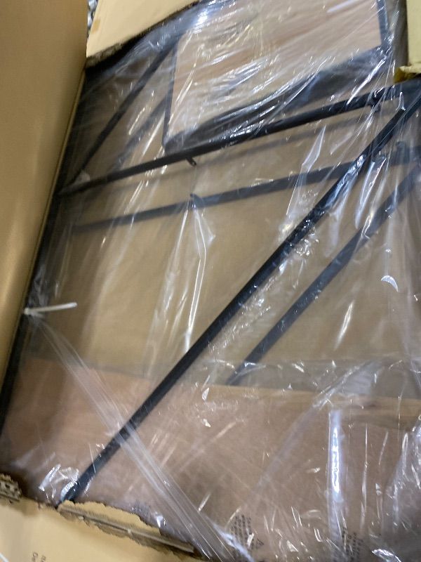 Photo 1 of Deco 79 Wooden Storage Shelving Unit Diagonal Angled 6 Shelf Shelving Unit with Black Metal Frame, Display Shelf 32" x 13" x 71", Brown