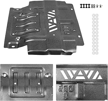 Photo 1 of FL3Z-5D032-D Lower Front Splash Shield, Engine Splash Guard Shield, Front Engine Splash Shield Guard for 2018-2022 Ford F-150 Lower Air Deflector Black