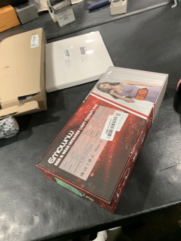 Photo 1 of Red Light Therapy Belt, 3 in 1 LED Bead Infrared Light Therapy for Body, Wearable Wrap with Timer for Back Shoulder Waist 660nm Red Light-Therapy & 850nm Infrared Light Device Home Use (Corded)