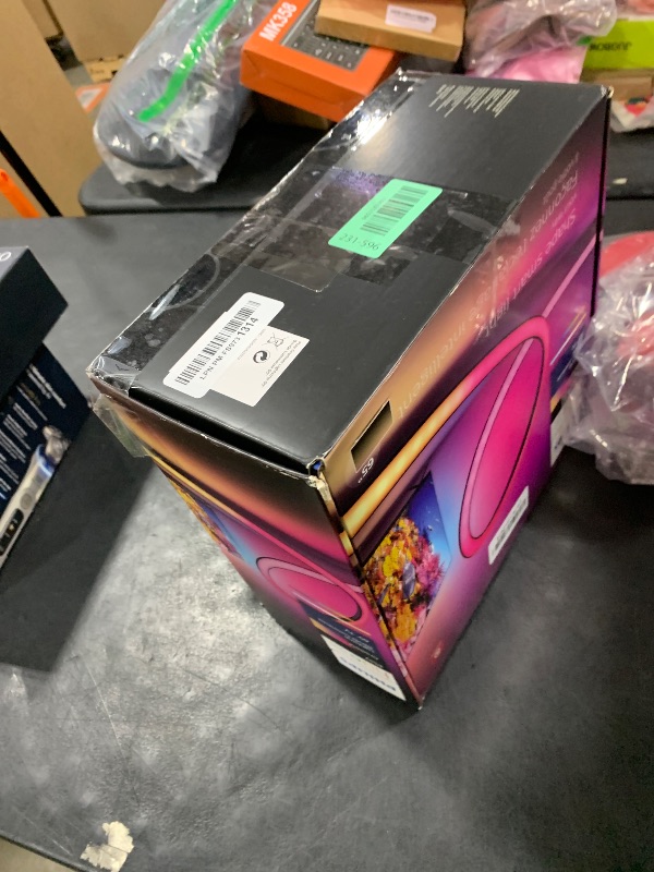 Photo 1 of Philips Hue Play Gradient 65" Smart TV Light Strip, Flowing Color-Changing LED Strip Lights, Multicolor TV Backlight Sync with Music and Gaming, Requires Bridge & Sync Box, Control with App and Voice