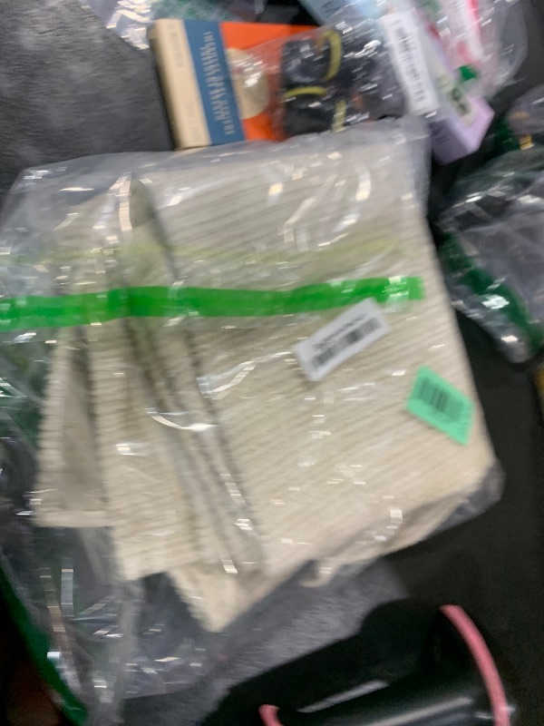 Photo 1 of vctops Soft Chenille Sofa Couch Cover Solid Color Striped Weave Textured Sectional Couch Covers Washable Anti-Slip Sofa Slipcover for Dogs Pet, 1 Piece/Not All Set (Cream,27"x82")