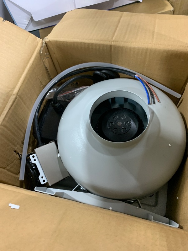 Photo 1 of Vanesa M-4DBT Automatic Dryer Booster Exhaust Fan, 200 CFM | Auto-On | Dryer Vent Booster Fan for Enhanced Drying, Universal 4" Duct, Compatible with All Dryers,Easy Install, Reduces Drying Time