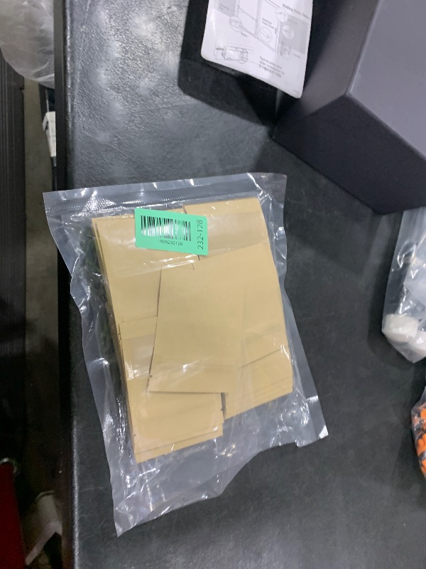 Photo 1 of 100 Pcs Small Resealable Seed Envelopes, Mini Zip Lock Kraft Bags with Window, 2.7"x3.5" Coffee Sample Bags Resealable Ziplock, Small Business for Samples Bag, Food Storage Bag