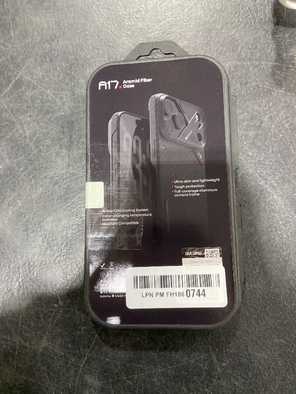 Photo 1 of Aulumu A17 Aramid Fiber iPhone 17 Pro Case | 1500D Ultra Slim Woven | CoolHyper Real Cooling | Compatible with MagSafe