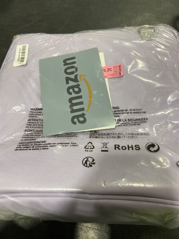 Photo 1 of Ytonet Zipper Binder with Shoulder Strap, 3 Inch 3 Ring Binder with Zipper, 600 Sheets Large Capacity Waterproof School Binders Organizer for Girls Students Fit 15.6 Inch Laptop, Purple