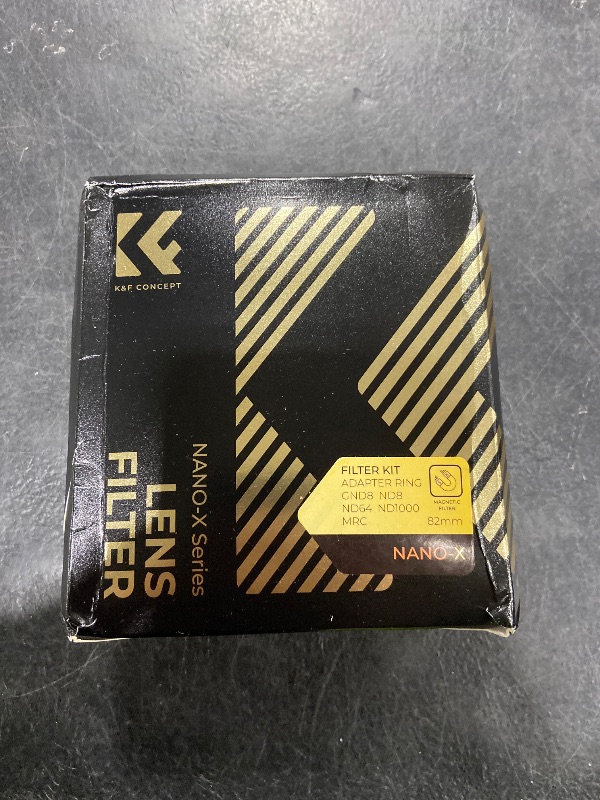 Photo 1 of K&F CONCEPT 82mm Magnetic GND8 ND8 ND64 ND1000 Magnetic Basic Ring Camera Lens Filters Kit (5 Pack) -Optical Glass Neutral Density Filters Kit with 28 Multi-Layer Coated (Nano-X Series)