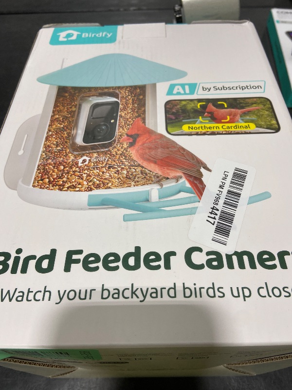 Photo 1 of NETVUE by Birdfy Smart Bird Feeder with 2K AI Camera, Auto Capture Videos & Motion Detection, Live Steam, Wireless Wildbird Watching, Ideal Gift for Outdoor Backyard Birder(AI by Subscription)