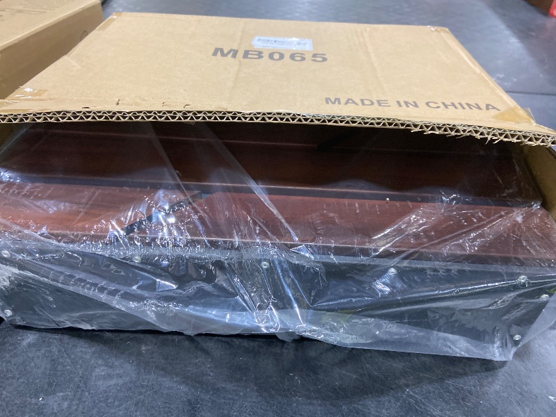 Photo 1 of YOOBOX Wall Mount Mailbox for House Outside, Large Capacity Mailbox Drop Box, Galvanized Steel and Rust-Proof Metal Post Box, 15.74"x9.84"x4.33", Wood