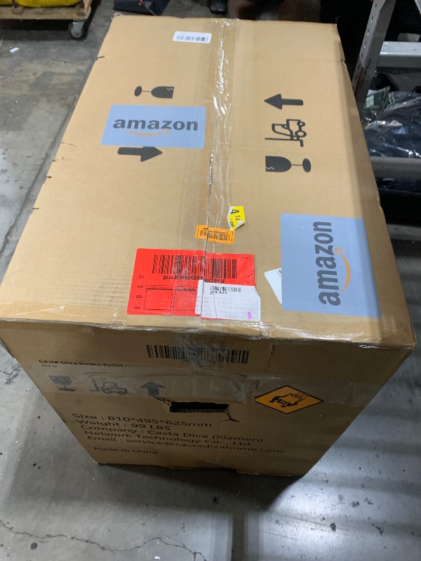 Photo 1 of Casta Diva Smart Toilet, Wider Bidet with Heated Seat, Auto Open/Close, Warm Water, Foot Sensor Auto Flushing, Modern Japanese Toilet for Bathroom with Remote Control 1.28GPF(CD-K010)