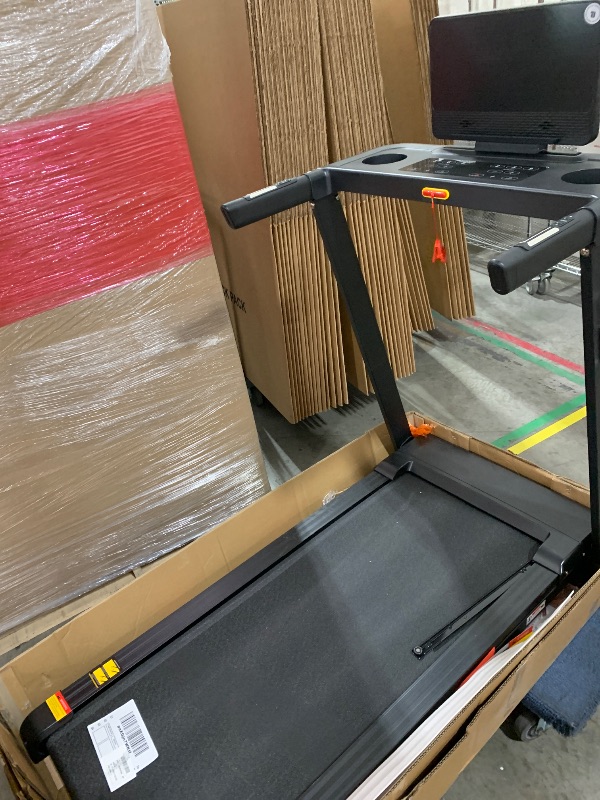 Photo 1 of ATEEDGE Auto Incline Treadmill, 20% Incline, 3.0HP, 10 MPH Running Machine, 18.5" Wide Belt, 350 lbs Capacity, Treadmill for Home with Bluetooth App