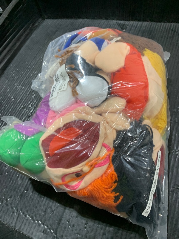 Photo 1 of Fun Express Hand Puppets for Kids - 8 Multicultural Plush Puppets with Movable Mouths for Speech Therapy, Social Emotional Learning & Dramatic Play | 14 Inch Educational Toys for Classroom & Home Use
