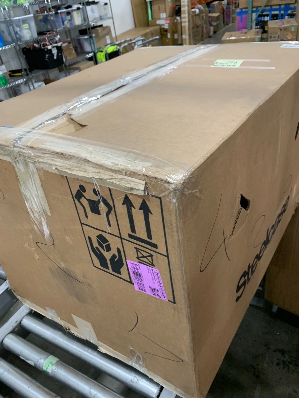 Photo 1 of COLAMY Ergonomic Mesh Office Chair, High Back Desk Chair with Footrest, Adjustable Headrest and 3D Arms, Fixed Tilt Lock, Lumbar Support, Breathable Mesh Computer Chair for Home Office - Grey