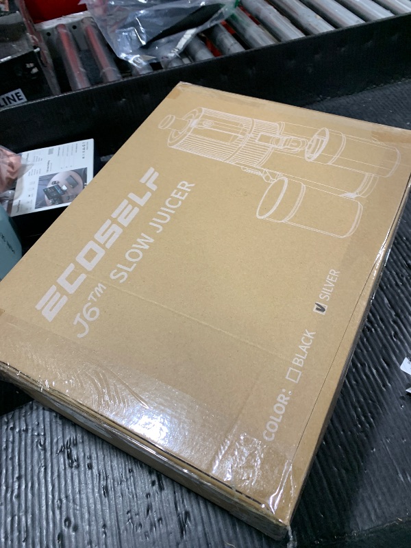 Photo 1 of ECOSELF Juicer Machines with 3 Filters (For Juice/Sorbet/Nut Milk), Slow Masticating Juicer With 6.0" Wide Mouth Hopper for Vegetables & Fruits, Self Feeding, Juicer for Family Party, With Pusher