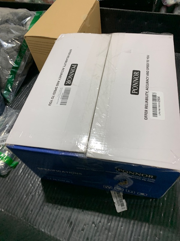 Photo 1 of PONNOR Money Counter Machine with Value Bill Count, Cash Counter for Dollar, Euro with UV/MG/IR/DD/DBL/HLF/CHN Counterfeit Detection, Add/Bat/Value Mode Bill Counting Machine with Large LCD Display