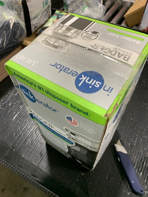 Photo 1 of InSinkErator Badger 5XP Garbage Disposal with Power Cord, Standard Series 3/4 HP Continuous Feed Food Waste Disposer, Badger 5XP W/C