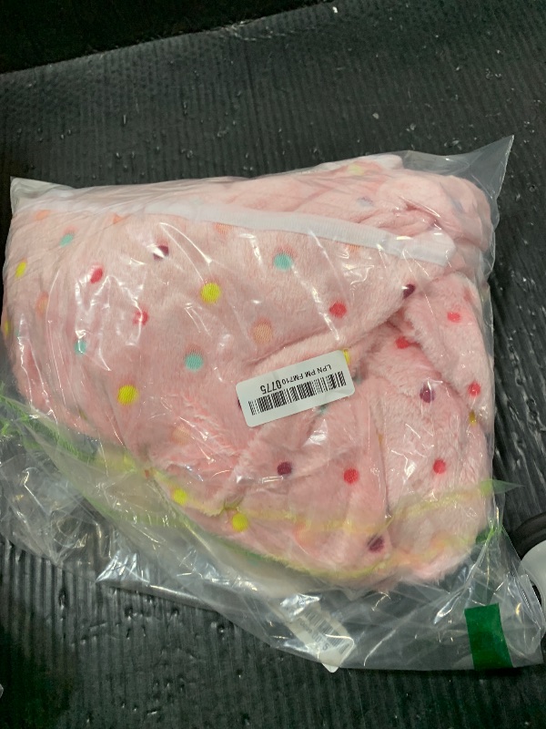 Photo 1 of 1 Pack 3 Blankets Super Soft Cute Dot Pattern Pet Blanket Flannel Throw for Dog Puppy Cat Dot (Large(41x31), Beige/Brown/Pink)