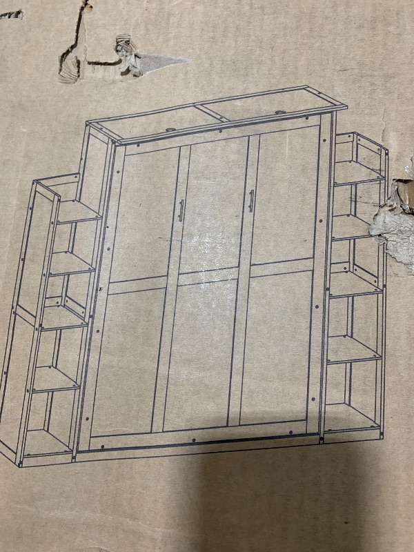 Photo 1 of QUEEN SIZE MURPHY BED FRAME WHITE 