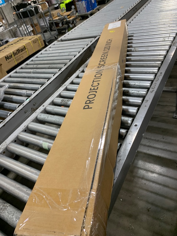 Photo 1 of Projector Screen with Stand, Outdoor Projector Screen 16:9 and Tripod Stand, Portable Projection Screen with 1.2 Gain, Lightweight and Compact, Easy Setup, Idea for Home Cinema, Backyard, (120 Inch).