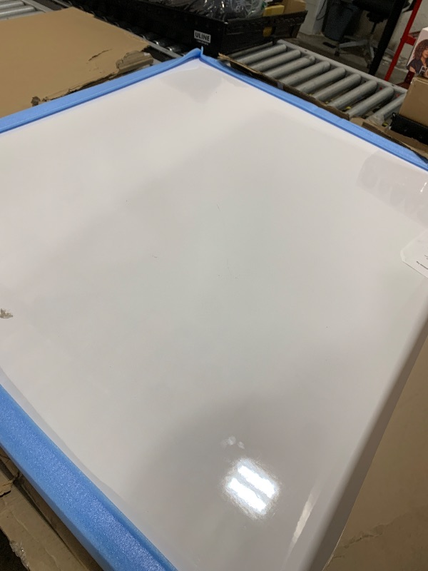 Photo 1 of Correll 48"x48" Square, Classroom Dry Erase/Markerboard Top Activity Table, Height Adjustable (19"-29), White Durable High Pressure Laminate, School Furniture, Made in The USA