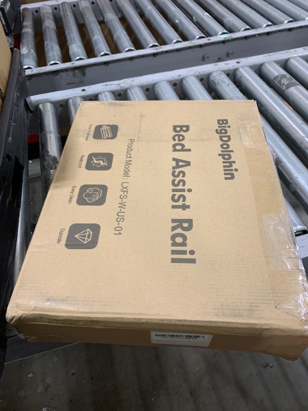 Photo 1 of BigDolphin Bed Assist Rail - ASTM Approved, Adjustable Bed Cane with Non-Slip Ergonomic Handle & Storage Pocket, Bed Railings for Seniors Support 400 LBS, Tool-Free Assembly