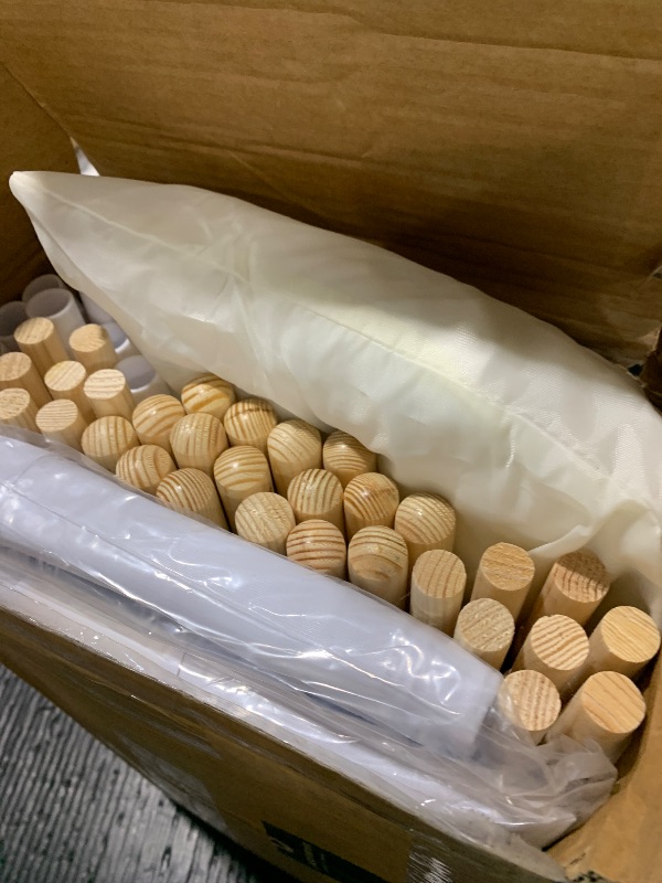 Photo 1 of wilwolfer 2 Pack Teepee Tent for Kids with Inflatable Airbed, Indoor Play Tent Foldable for Boys Girls Party Sleepover Slumber Gifts Toy