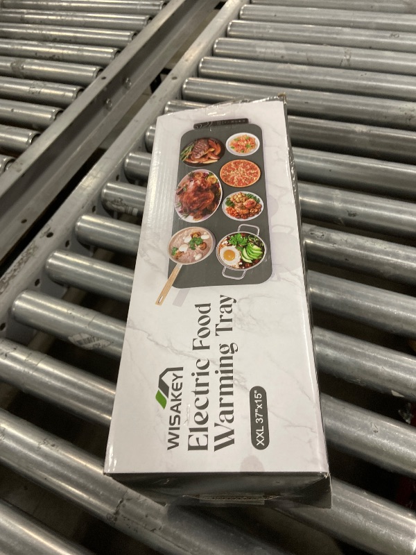 Photo 1 of ?????? Warming Mat for Food XXL 37”x15” Food Warming Mat 10s Fast Heating Pad with APP Control Electric Warming Tray for Parties Buffet 99h Timer Portable Countertop Food Warmer Christmas Gift