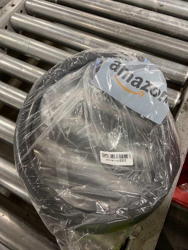 Photo 1 of CyperFair D-Shaped Steering Wheel Cover – Carbon Fiber Pattern, Anti-Slip, Wear-Resistant, Sweat-sbsorbent Microfiber Leather Protector, Four Seasons Universal Fit (Black)